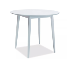 Signal Larson Kerek MDF Étkezőasztal Fehér 90cm bútor
