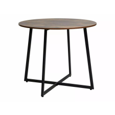 Signal Luna Kerek Étkezőasztal Laminált Rusztikus Barna Fém Vázzal bútor