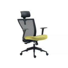 Signal Q-328H Ergonomikus Hálós Forgószék Zöld-Fekete Állítható Fejtámlával forgószék