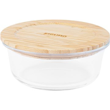 Siguro Glass Seal Bamboo élelmiszertároló edény 0,6 l, 6,5 x 15 x 15 cm papírárú, csomagoló és tárolóeszköz