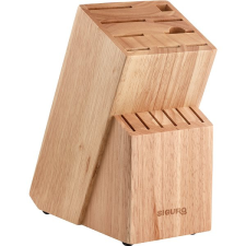 Siguro Rustic Fa késblokk - 13 kés, olló / élező konyhai eszköz