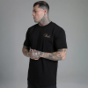  Siksilk Black Graphic T-Shirt