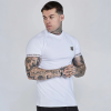 Siksilk White Tech T-Shirt - Méret: S