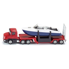 Siku - Low Loader with Boat autópálya és játékautó