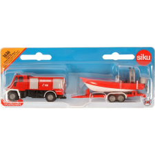 Siku Unimog tûzoltóautó hajóval 1:87 - 1636 autópálya és játékautó