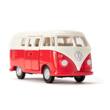 Siku VW T1 Kisbusz - Piros/Fehér 1:50 autópálya és játékautó
