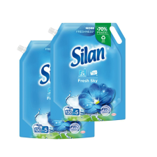 Silan Doypack Fresh sky koncentrált öblítő 2x1485 ml (270 mosás) tisztító- és takarítószer, higiénia