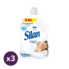 Silan Sensitive öblítő 3x2860 ml (390 mosás) tisztító- és takarítószer, higiénia