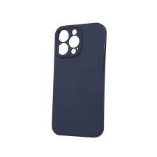 SILICON Apple iPhone 15 Silicon Hátlap - Sötétkék tok és táska
