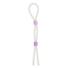 Silicon Péniszgyűrű 2 Beads Lavender péniszgyűrű