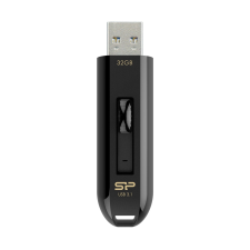 Silicon Power Blaze B21 USB flash meghajtó 32 GB USB A típus 3.2 Gen 1 (3.1 Gen 1) Fekete (SP032GBUF3B21V1K) pendrive