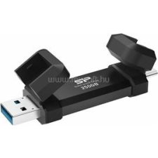 Silicon Power DS72 USB-A USB-C 250GB pendrive (fekete) (SP250GBUC3S72VPK) pendrive