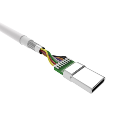 Silicon Power LK10AC Boost Link USB Type-C - USB, 2.4A, 1m fehér töltő és adatkábel mobiltelefon kellék