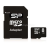 Silicon Power MicroSD kártya - 8GB microSDHC Class10 + adapter (SP008GBSTH010V10SP)