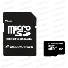 Silicon Power microSDHC 4GB Class 10 memóriakártya