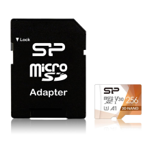 Silicon Power - Superior Pro Micro SDXC 256GB + adapter - SP256GBSTXDU3V20AB memóriakártya