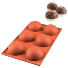 Silikomart félgömb forma, szilikon, 6 db/lap sütés és főzés