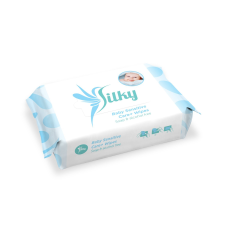 Silky Silky baba törlőkendő Sensitive 65 lap törlőkendő