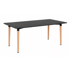  Silla 150 cm szögletes étkezőasztal fekete bútor