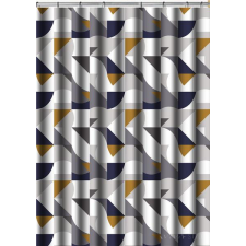 SILVER MOSAIC - Impregnált textil zuhanyfüggöny - 180 x 200 cm lakástextília