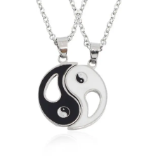 Silver Star Achernar női nyaklánc, 2 db, Yin Yang, 44 cm nyaklánc