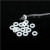 Silver Star fehér szilikon betét - 10 db