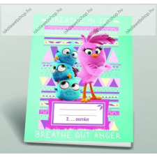 SilverBall Angry Birds girls 2. osztályos vonalas füzet, A/5 (16-32) füzet