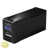 SilverCloud Szünetmentes tápegység LCD kijelzővel 650VA/390W (PNI-SCPC600VA)