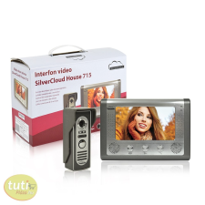 SilverCloud Vezetékes videó kaputelefon monitorral (PNI-SC715) kaputelefon