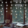 SilverHome Home karácsonyi led ablakdísz, fényfüggöny,KAF 50C LED/WH Hidegfehér állófényű kaf50c, kaf50cled/wh