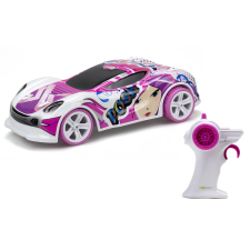 Silverlit : Exost Lightning Amazone távirányítós autó (1:14) - Rózsaszín/Fehér autópálya és játékautó