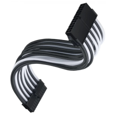 Silverstone ATX 24 pin Táp Fekete-Fehér 30cm PP07E-MBBW kábel és adapter