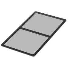 Silverstone SST-FF145B porszűrő fekete hűtés