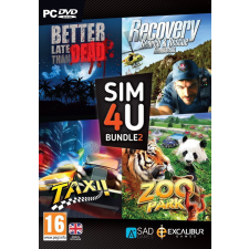 SimActive SIM4U Bundle 2 - Better Late Than Dead, Recovery SandR, Taxi, Zoo Park (PC) videójáték