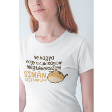  Simán szétkaplak fehér póló egyedi ajándék