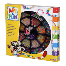 Simba Art & Fun gyöngyfűző játékszett - 5000 darabos - áttetsző kreatív és készségfejlesztő