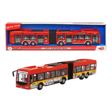 Simba Dickie City Express busz 46 cm, piros autópálya és játékautó