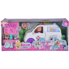 Simba Évi Love Doktor - Mobil Állatkorház autóval és kiegészítőkkel baba