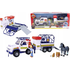 Simba Sam A Tűzoltó állatmentő Játékszett (GXP-935839) autópálya és játékautó