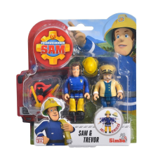 Simba Sam, a tűzoltó figura 2 db-os szett - Sam & Trevor autópálya és játékautó