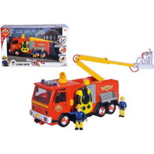 Simba Sam a tűzoltó: Jupiter, a tűzoltóautó 2 figurával és megafonnal autópálya és játékautó