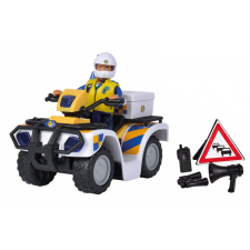 Simba Sam, a tűzoltó: Rendőrségi quad Malcolm figurával (109251093038) (109251093038) autópálya és játékautó