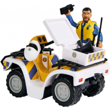 Simba Sam, a tűzoltó - Rendőrségi quad Malcolm figurával (1093) autópálya és játékautó