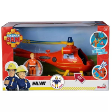 Simba Sam, a tűzoltó: Wallaby mentőhelikopter Tom figurával (109252510038) (109252510038) helikopter és repülő