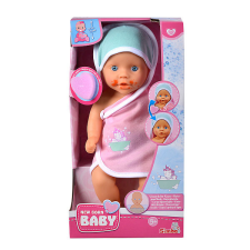Simba Toys New Born Baby fürdethető baba kiegészítőkkel 30 cm baba