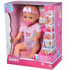 Simba Toys New Born Baby Pisilős baba kiegészítőkkel 43 cm – Simba Toys baba