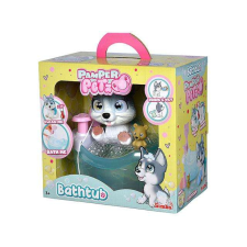 Simba Toys Pamper Petz: Pelenkás Husky fürdőkádban - Simba Toys plüssfigura