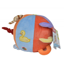 Simba Toys Soft labda babáknak puha plüssből 16 cm - ABC Simba készségfejlesztő