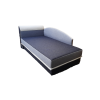  Simple Bed Grey izgalmas 200×100 cm egyszemélyes ágy, ajándék puffal