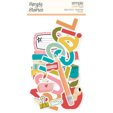 Simple Stories Book Fair Kivágatok Simple Pages Pieces 1 csomag matrica